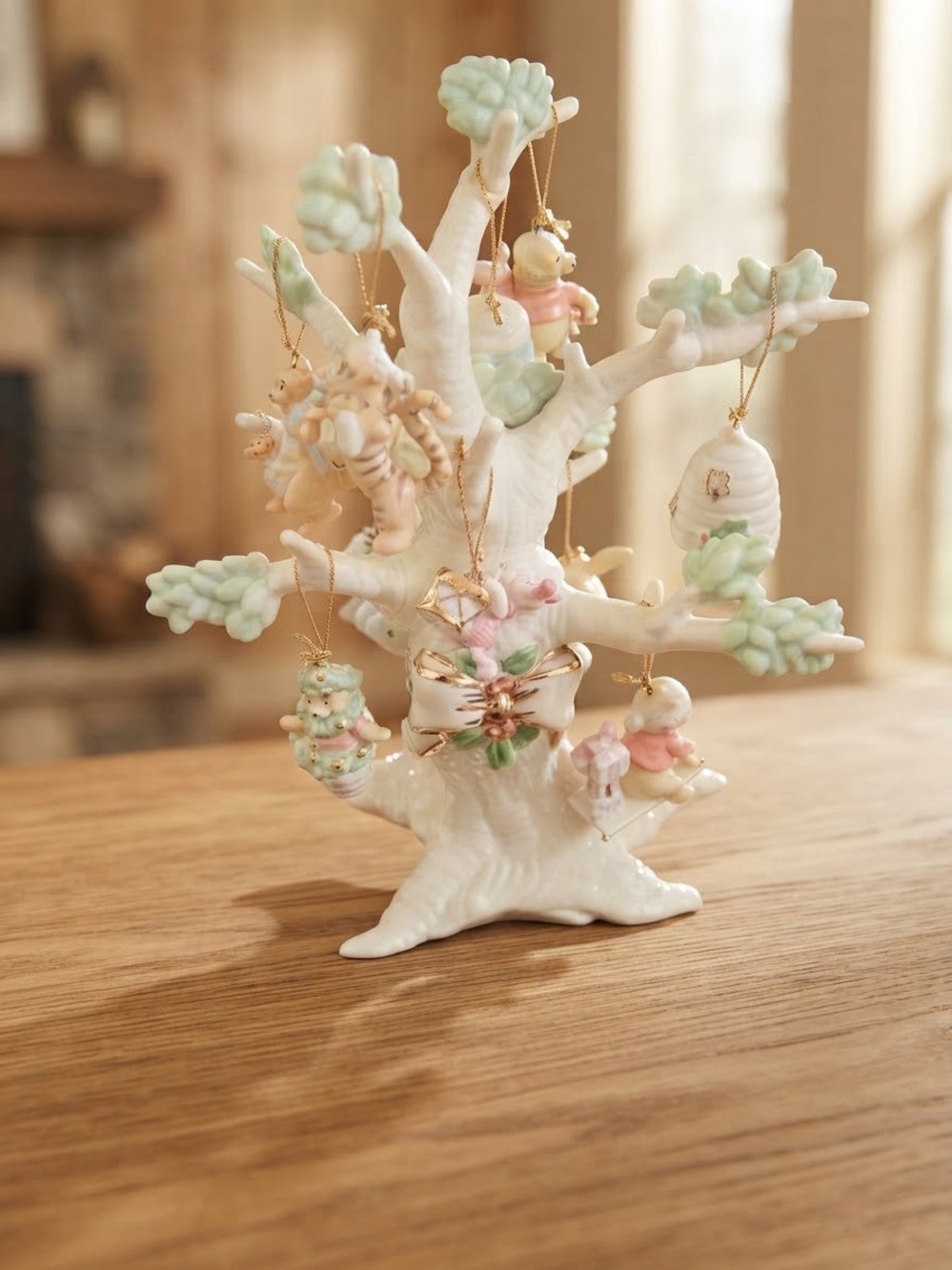 Lenox Disney The Hundred Acre Wood Winnie the Pooh Ornament Tree 10 Ornaments